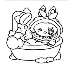 Coloring page: Labubu (Toys and Games) #220825 - Free Printable Coloring Pages
