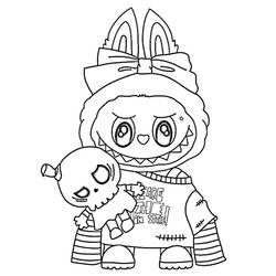 Coloring page: Labubu (Toys and Games) #220828 - Free Printable Coloring Pages
