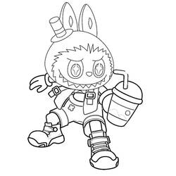 Coloring page: Labubu (Toys and Games) #220829 - Free Printable Coloring Pages