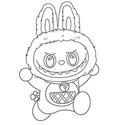 Coloring page: Labubu (Toys and Games) #220831 - Free Printable Coloring Pages
