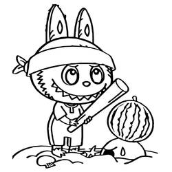 Coloring page: Labubu (Toys and Games) #220833 - Free Printable Coloring Pages