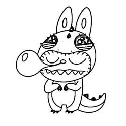 Coloring page: Labubu (Toys and Games) #220837 - Free Printable Coloring Pages