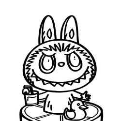 Coloring page: Labubu (Toys and Games) #220840 - Free Printable Coloring Pages