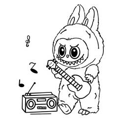 Coloring page: Labubu (Toys and Games) #220843 - Free Printable Coloring Pages