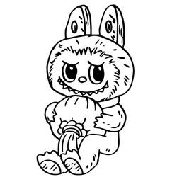 Coloring page: Labubu (Toys and Games) #220845 - Free Printable Coloring Pages
