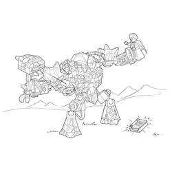 Coloring page: LEGO Nexo Knights (Toys and Games) #199162 - Free Printable Coloring Pages