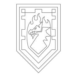 Coloring pages: LEGO Nexo Knights - Free Printable Coloring Pages