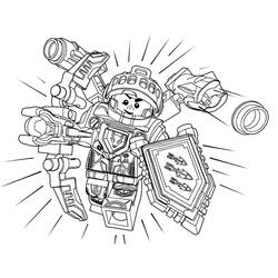 Coloring page: LEGO Nexo Knights (Toys and Games) #199180 - Free Printable Coloring Pages