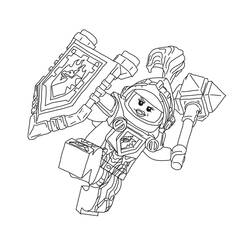 Coloring page: LEGO Nexo Knights (Toys and Games) #199204 - Free Printable Coloring Pages