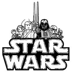 Coloring pages: LEGO Star Wars - Free Printable Coloring Pages