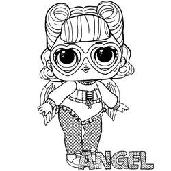 Coloring pages: LOL Doll - Free Printable Coloring Pages