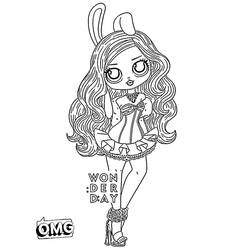 Coloring pages: LOL OMG - Free Printable Coloring Pages
