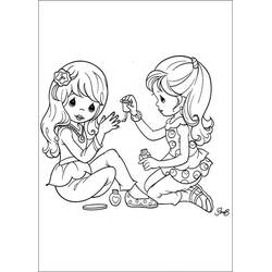 Coloring pages: Precious Moments - Free Printable Coloring Pages