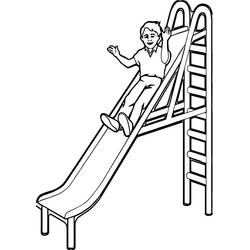 Coloring pages: Slide - Free Printable Coloring Pages