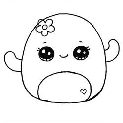 Coloring page: Squishmallows (Toys and Games) #219297 - Free Printable Coloring Pages