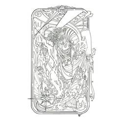 Coloring pages: Tarot Card - Free Printable Coloring Pages