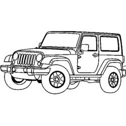 Coloring page: 4X4 (Transportation) #145926 - Printable coloring pages