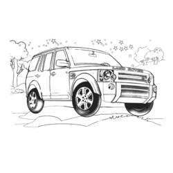 Coloring page: 4X4 (Transportation) #145931 - Printable coloring pages