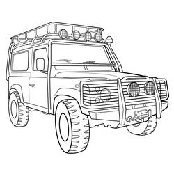 Coloring page: 4X4 (Transportation) #145943 - Printable coloring pages