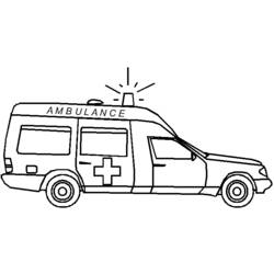 Coloring page: Ambulance (Transportation) #136752 - Printable coloring pages