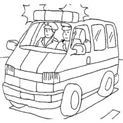 Coloring page: Ambulance (Transportation) #136764 - Free Printable Coloring Pages
