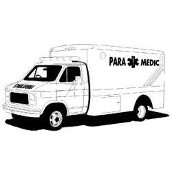 Coloring page: Ambulance (Transportation) #136781 - Printable coloring pages