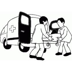 Coloring page: Ambulance (Transportation) #136787 - Free Printable Coloring Pages