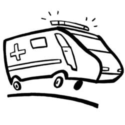Coloring page: Ambulance (Transportation) #136788 - Free Printable Coloring Pages