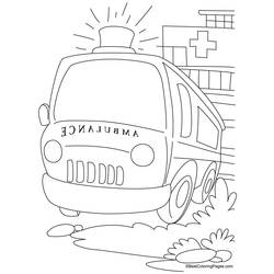 Coloring page: Ambulance (Transportation) #136803 - Free Printable Coloring Pages