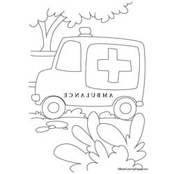 Coloring page: Ambulance (Transportation) #136806 - Free Printable Coloring Pages