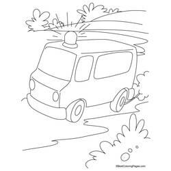 Coloring page: Ambulance (Transportation) #136823 - Free Printable Coloring Pages