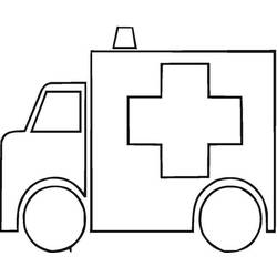 Coloring page: Ambulance (Transportation) #136843 - Free Printable Coloring Pages