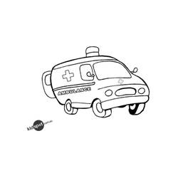Coloring page: Ambulance (Transportation) #136853 - Free Printable Coloring Pages