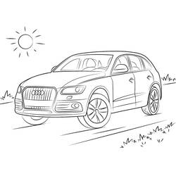 Audi (Transportation) coloring page #174803 to print and color