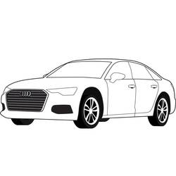 Audi (Transportation) coloring page #174806 to print and color