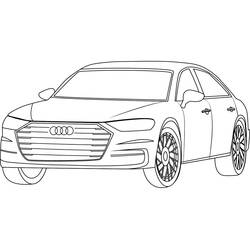 Audi (Transportation) coloring page #174807 to print and color