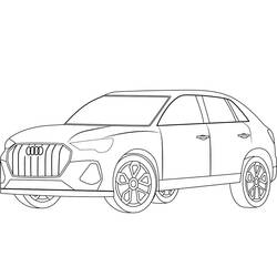 Audi (Transportation) coloring page #174808 to print and color