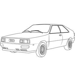 Audi (Transportation) coloring page #174809 to print and color