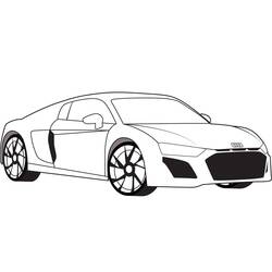 Audi (Transportation) coloring page #174810 to print and color