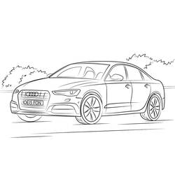 Audi (Transportation) coloring page #174812 to print and color