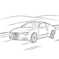 Audi (Transportation) coloring page #174814 to print and color
