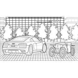 Audi (Transportation) coloring page #174818 to print and color