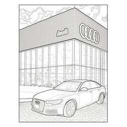 Audi (Transportation) coloring page #174819 to print and color