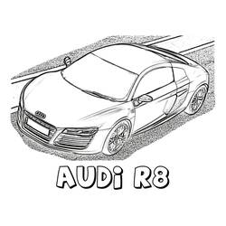 Audi (Transportation) coloring page #174820 to print and color