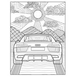 Audi (Transportation) coloring page #174821 to print and color