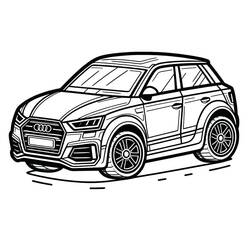 Audi (Transportation) coloring page #218587 to print and color