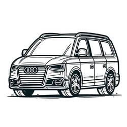 Audi (Transportation) coloring page #218592 to print and color
