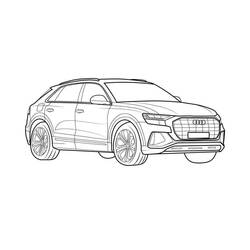 Audi (Transportation) coloring page #218598 to print and color