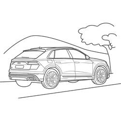 Audi (Transportation) coloring page #218599 to print and color