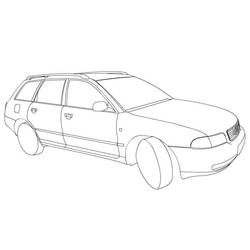 Audi (Transportation) coloring page #218603 to print and color